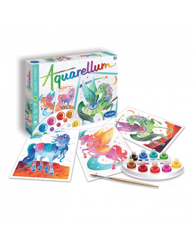 Aquarellum "licornes & pégases"