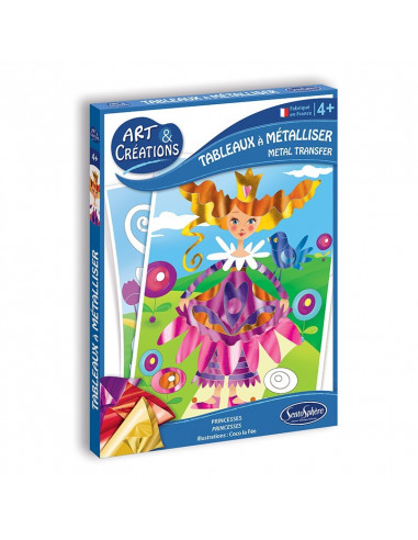 Art & creation-tableau a metalliser-princesses