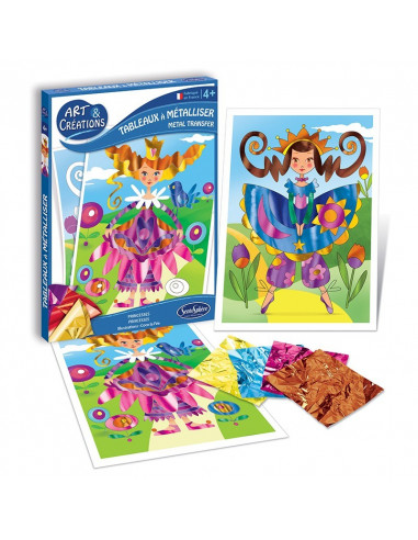 Art & creation-tableau a metalliser-princesses