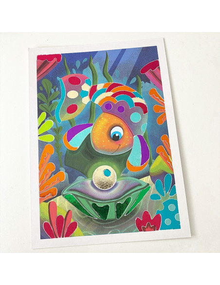 Art & créations tableaux a metaliser - fonds marins 2019
