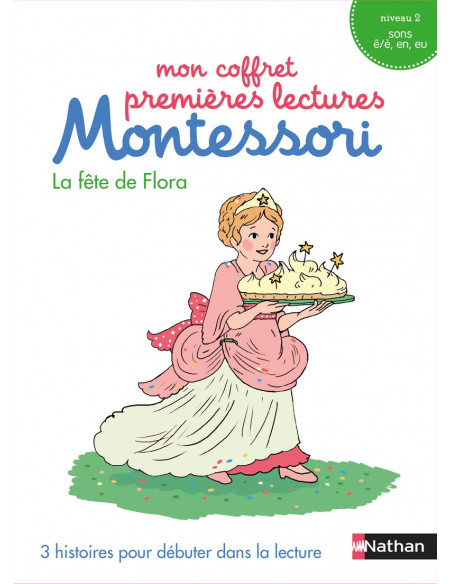 Mon coffret premieres lectures montessori :  la fete de flor