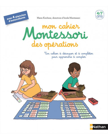 Cahier montessori : les opérations