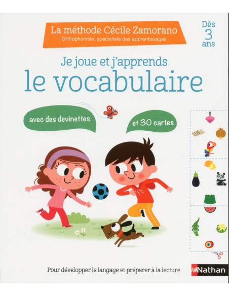Je joue et j'apprends le vocabulaire - des  3 ans