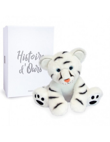 BEBE TIGRE BLANC 25 CM