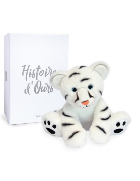 BEBE TIGRE BLANC 25 CM