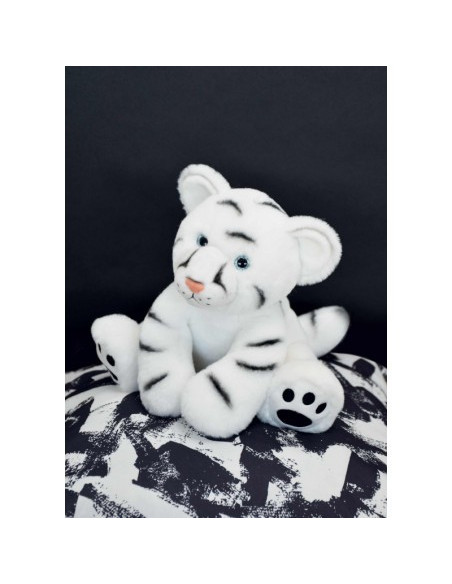 BEBE TIGRE BLANC 25 CM
