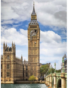 Drole de chat sur big ben 2
