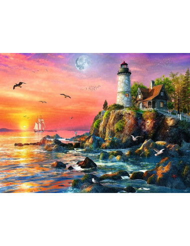PHARE AU COUCHER DU SOLEIL - 500PCS