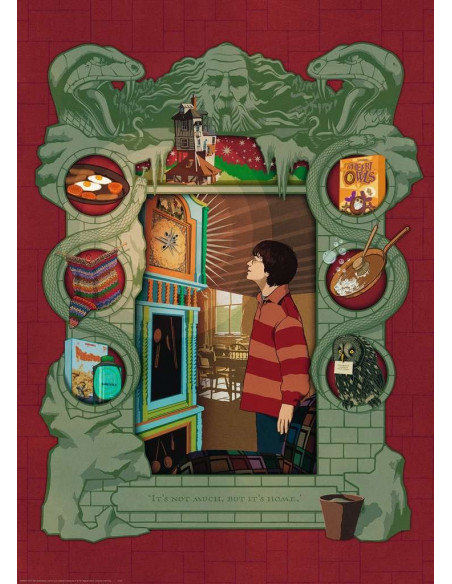 Harry potter chez la famille weasley-1000pcs