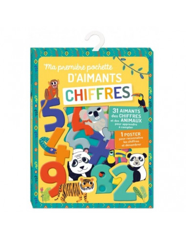 MA PREMIERE POCHETTE D'AIMANTS CHIFFRES