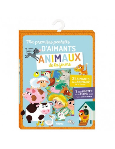 MA PREMIERE POCHETTE D'AIMANTS ANIMAUX DE LA FERME