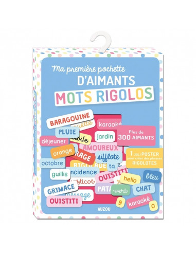 MA PREMIERE POCHETTE D'AIMANTS MOTS RIGOLOS
