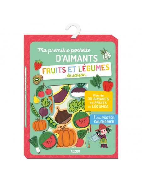 MA PREMIERE POCHETTE D'AIMANTS FRUITS ET LEGUMES DE SAISON