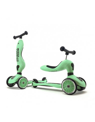 Trottinette évolutive 2 en 1 vert kiwi