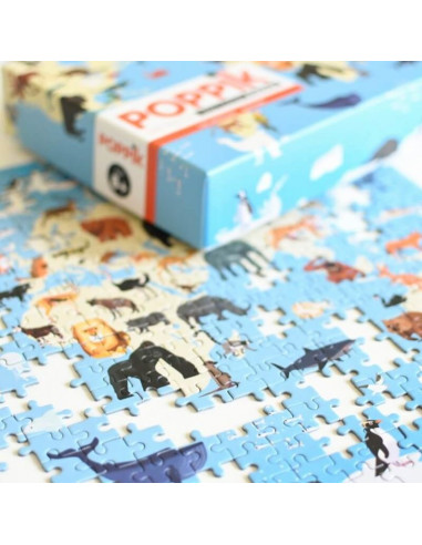 Poppik puzzle 500 pc animaux