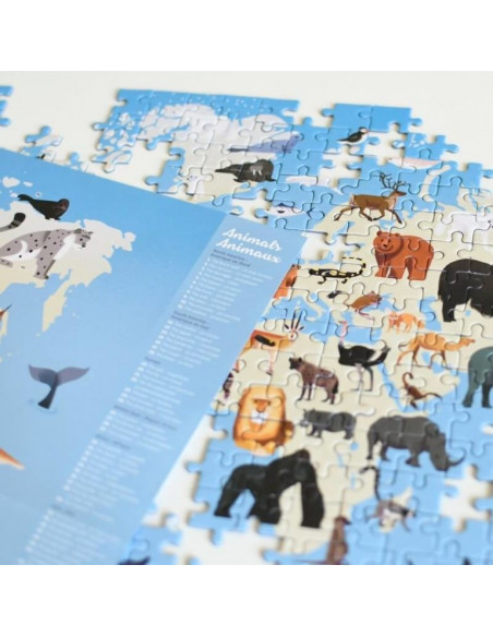 Poppik puzzle 500 pc animaux