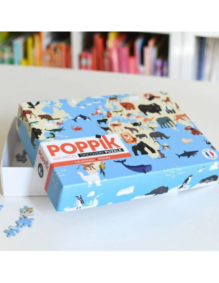 Poppik puzzle 500 pc animaux