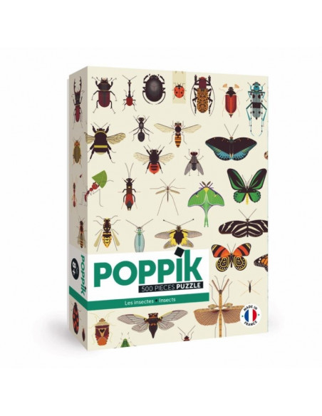 POPPIK PUZZLE 500 PC INSECTE