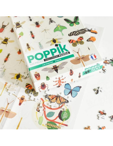 POPPIK PUZZLE 500 PC INSECTE
