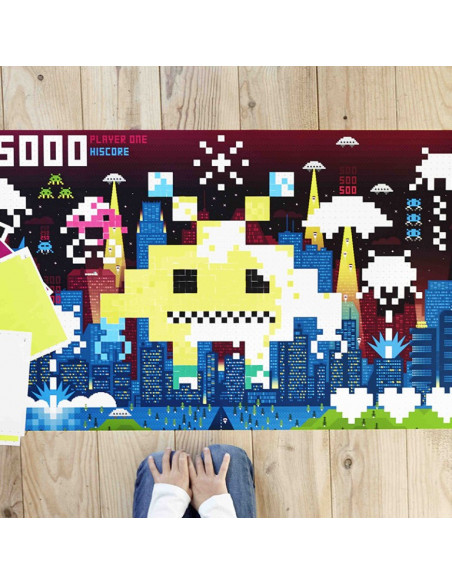 POSTER EN STICKERS PIXEL ART