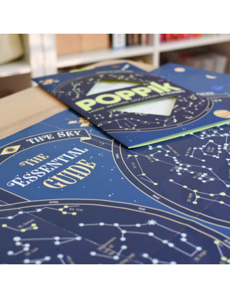 POSTER EN STICKERS CARTE DU CIEL