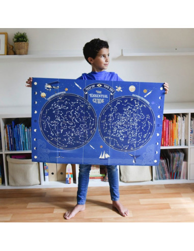 POSTER EN STICKERS CARTE DU CIEL