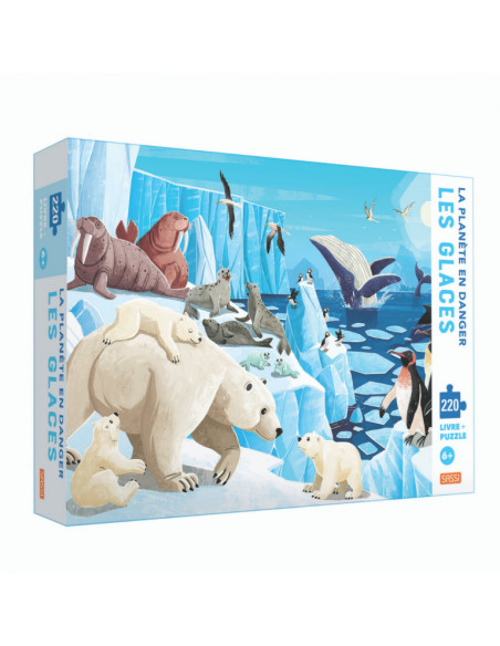 LA PLANETE EN DANGER-LES GLACES 220PCS