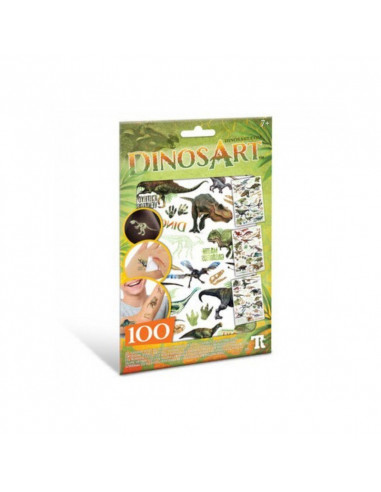 TATOUAGES TEMPORAIRES DINOSAURES