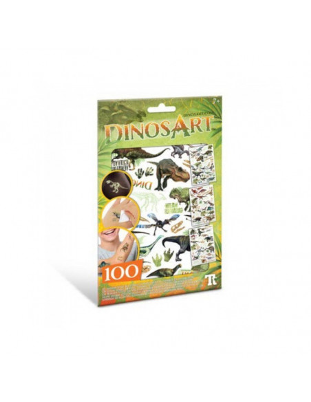 TATOUAGES TEMPORAIRES DINOSAURES
