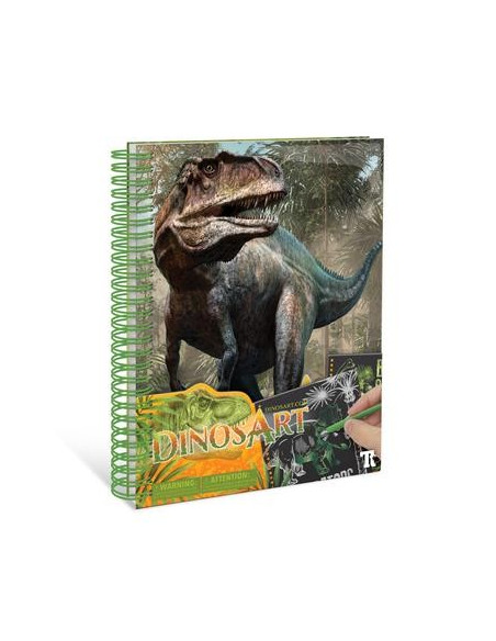 DINOSART : TABLEAU A GRATTER