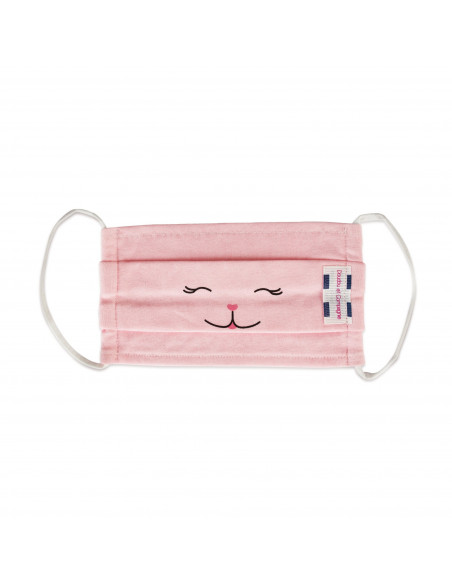 Masque rose chat S