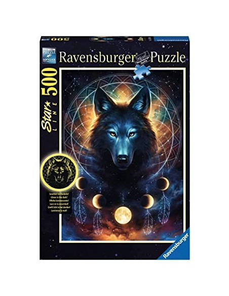 Puzzle 500 p Star Line - Loup lumineux
