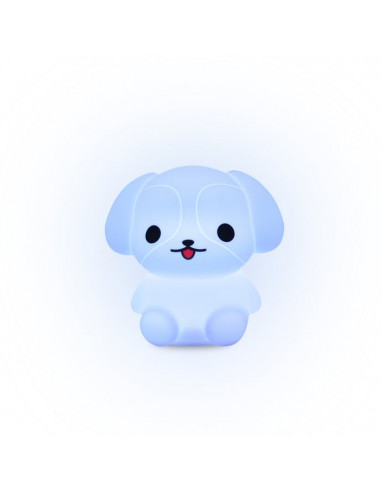 VEILLEUSE SILICONE USB CHIEN