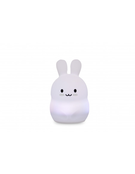 GRANDE VEILLEUSE SILICONE USB LAPIN (19CM)