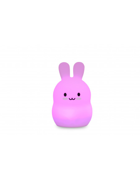 GRANDE VEILLEUSE SILICONE USB LAPIN (19CM)