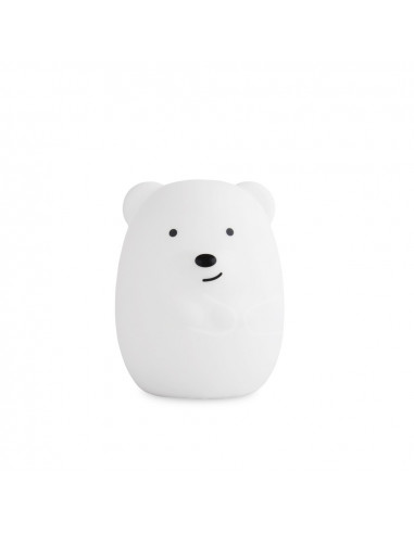 GRANDE VEILLEUSE SILICONE USB OURS (19CM)