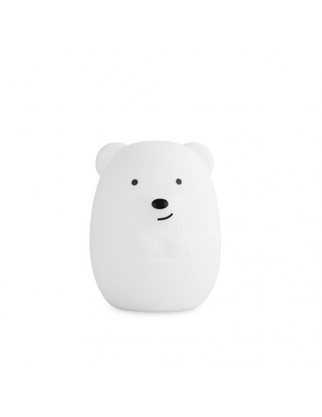 GRANDE VEILLEUSE SILICONE USB OURS (19CM)