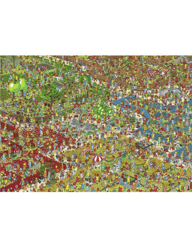 Puzzle N 1000 p - Charlie au jardin / Où est Charlie ?