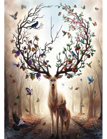 Puzzle 1000 p - Cerf fantastique