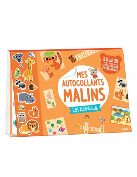 Mes autocollants malins - les animaux