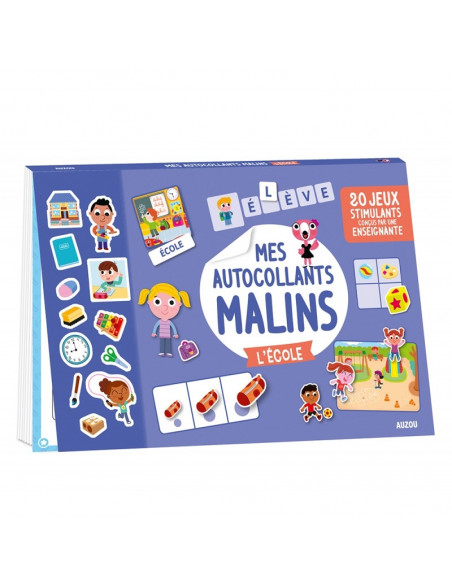 Mes autocollants malins - l'école