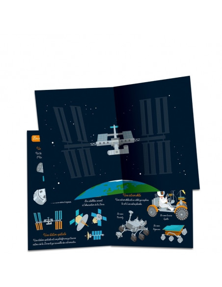 MES AUTOCOLLANTS MALINS - JE DECOUVRE L'ESPACE