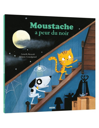 MOUSTACHE A PEUR DU NOIR