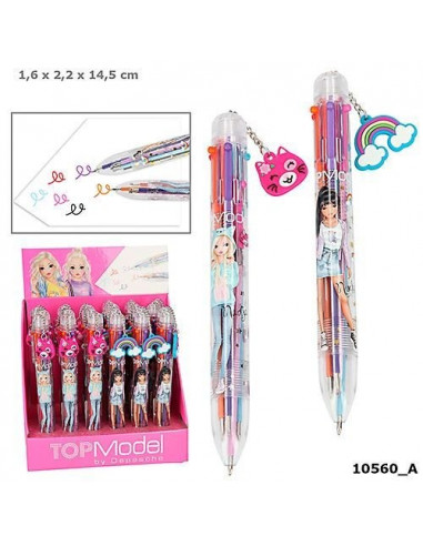 TOP MODEL STYLO 6 COULEURS