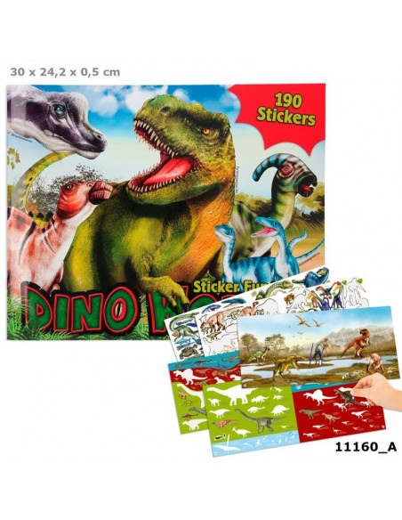 DINO WORLD STICKER FUN