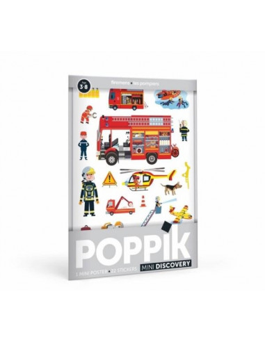 MINI POSTER POMPIERS 3-8ANS