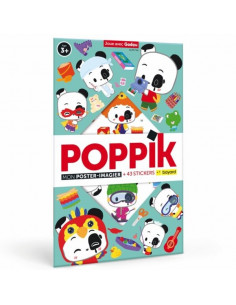 POSTER EN STIKERS - GADOU - 4 ANS ET +