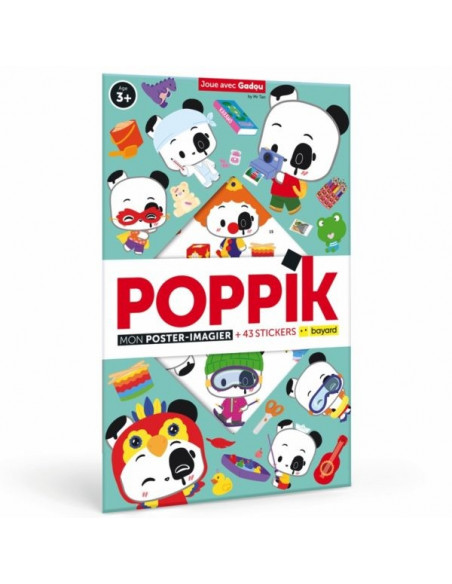 POSTER EN STIKERS - GADOU - 4 ANS ET +
