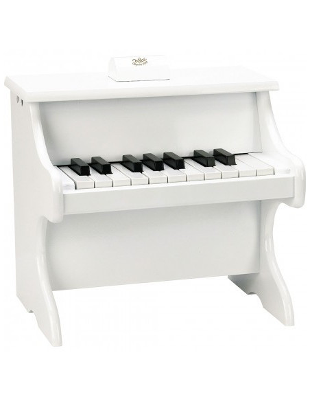 Piano blanc 18 touches avec partitions