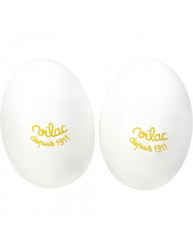 Paire de Maracas blanches